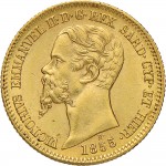 1020D 20 lire 1855 Scudo sannitico Torino Oro