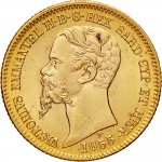 1021D 20 lire 1855 Scudo sannitico Torino Oro
