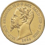 1023D 20 lire 1856 Scudo sannitico Torino Oro