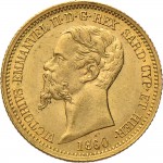 1031D 20 lire 1860 Scudo sannitico Milano Oro