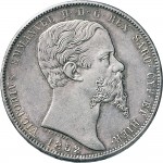1046D 5 lire 1852 Scudo sannitico Torino Argento