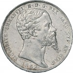 1055D 5 lire 1857 Scudo sannitico Torino Argento