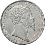 1058D 5 lire 1859 Scudo sannitico Genova Argento