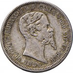 1087D 50 centesimi 1856 Scudo sannitico Torino Argento