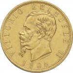 1116D 100 lire 1864 Scudo sannitico Torino Oro
