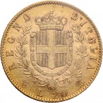 1127R 20 lire 1867 Scudo sannitico Torino Oro