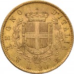 1128R 20 lire 1868 Scudo sannitico Torino Oro