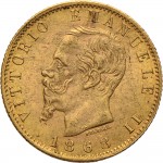 1128D 20 lire 1868 Scudo sannitico Torino Oro