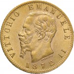 1133D 20 lire 1872 Scudo sannitico Milano Oro