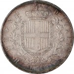1173R 5 lire 1877 Scudo sannitico 2° tipo Roma Argento