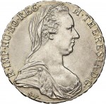 1700D Tallero di convenzione 1780 Aquila bicipite Roma Argento