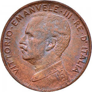 1577D 001 1 centesimo 1915 Italia marinara Roma Rame