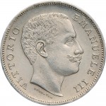 1423D 1 lira 1902 Aquila spiegata Roma Argento