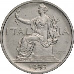 1447D 1 lira 1935 Italia seduta Roma Nicheli