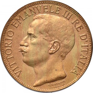 1498D 10 Centesimi 1911 Italia e Roma genitrice Roma Rame