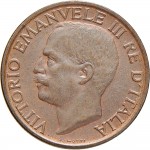 1508D 10 Centesimi 1928 Ape su fiore Roma Rame