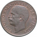 1513D 10 Centesimi 1933 Ape su fiore Roma Rame