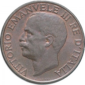 1513D 10 Centesimi 1933 Ape su fiore Roma Rame