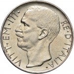 1359D 10 lire 1926 Italia su biga 1° tipo Roma Argento
