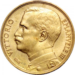 1358D 10 lire 1927 Italia aratrice Roma Oro