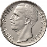 1364D 10 lire 1927 Italia su biga 1° tipo Roma Argento