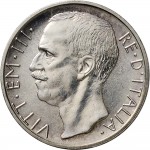 1371D 10 lire 1932 Italia su biga Roma Argento