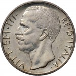 1372D 10 lire 1933 Italia su biga Roma Argento