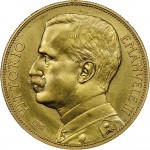 2565D 100 lire 1910 Italia aratrice Roma Oro Prova