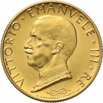 1324D 100 lire 1933 XI Italia marinara 5° tipo Roma Oro