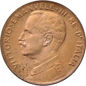 1561D 2 centesimi 1917 Italia marinara Roma Rame