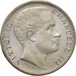 1399D 2 lire 1907 Aquila spiegata Roma Argento