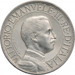 1401D 2 lire 1910 Italia su quadriga veloce 2° tipo Roma Argento