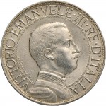 1403D 2 lire 1912 Italia su quadriga veloce 2° tipo Roma Argento