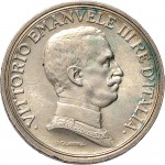 1408RD 2 lire 1917 Italia su quadriga briosa Roma Argento
