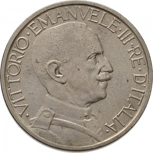 1411D 2 lire 1925 Fascio littorio Roma Nichelio