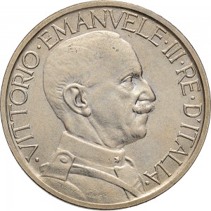 1415RD 2 lire 1929 Fascio littorio Roma Nichelio