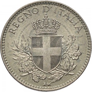 1495D 20 centesimi 1919 Valore entro esagono Roma Nichelio