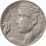 1487D 20 centesimi 1929 Libertà librata Roma Nichelio
