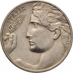 1492D 20 centesimi 1934 Libertà librata Roma Nichelio