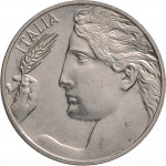 1493D 20 centesimi 1935 Libertà librata Roma Nichelio