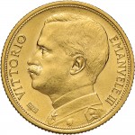 1341D 20 lire 1912 Italia aratrice Roma Oro