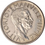 1346D 20 lire 1927 VI Giovane e Italia genitrice 1° tipo Roma Argento