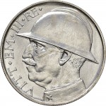 2582D 20 lire (1928) Fascio littorio 1° tipo Roma Argento Prova