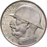 2583D 20 lire 1928 VI Fascio littorio 2° tipo Roma Argento Prova