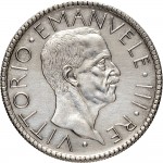 1348D 20 lire 1929 VII Giovane e Italia genitrice 1° tipo Roma Argento