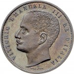 1518D 5 centesimi 1904 Valore entro semicorona di alloro e quercia 1° tipo Roma Rame