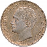 1519D 5 centesimi 1904 Valore entro semicorona di alloro e quercia 2° tipo Roma Rame