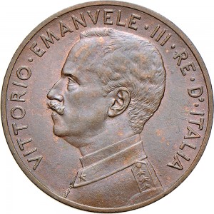1523D 5 centesimi 1913 Italia marinara Roma Rame