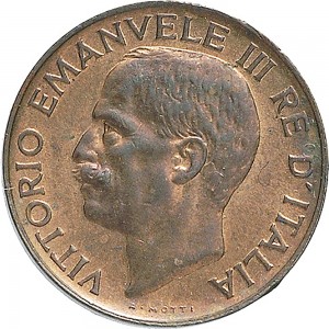 1533D 5 centesimi 1923 Spiga 2° tipo Roma Rame