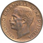 1534D 5 centesimi 1924 Spiga 2° tipo Roma Rame